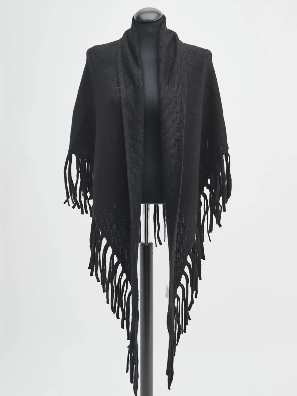HURRAY – Poncho aus Kaschmir mit Fransen