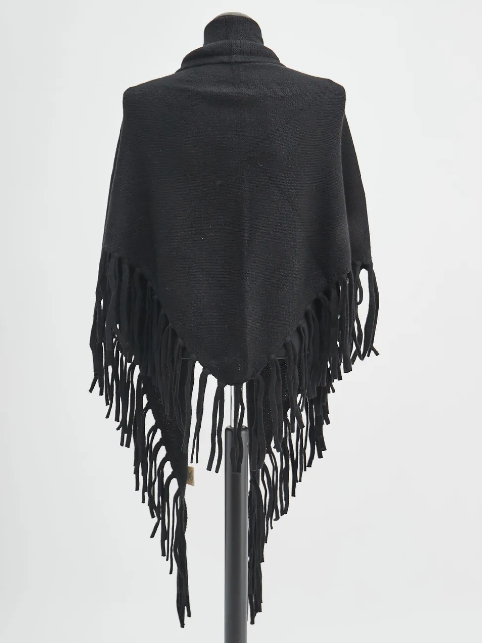 HURRAY – Poncho aus Kaschmir mit Fransen