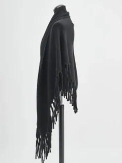 HURRAY – Poncho aus Kaschmir mit Fransen