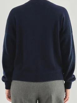 HURRAY – Strickjacke aus Kaschmir Dunkelblau