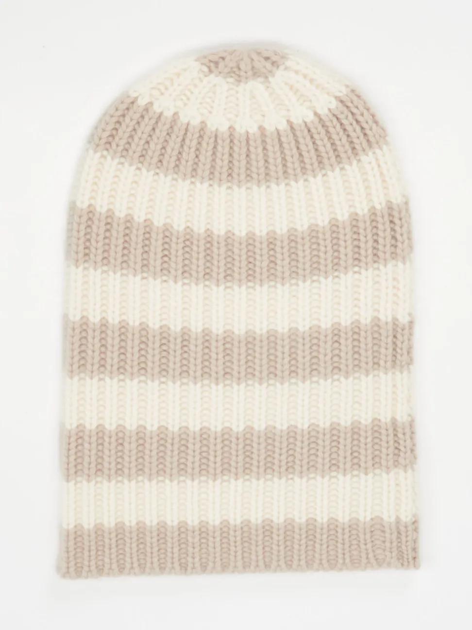 HURRAY – Strickmütze aus Kaschmir in Cremebeige