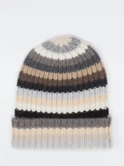 Hurray – Strickmütze aus Kaschmir in Naturtönen