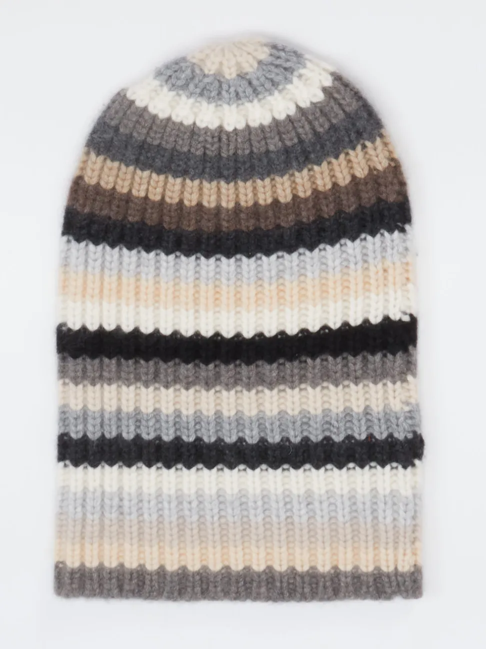 Hurray – Strickmütze aus Kaschmir in Naturtönen