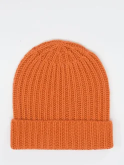 Hurray – Strickmütze aus Kaschmir in Orange