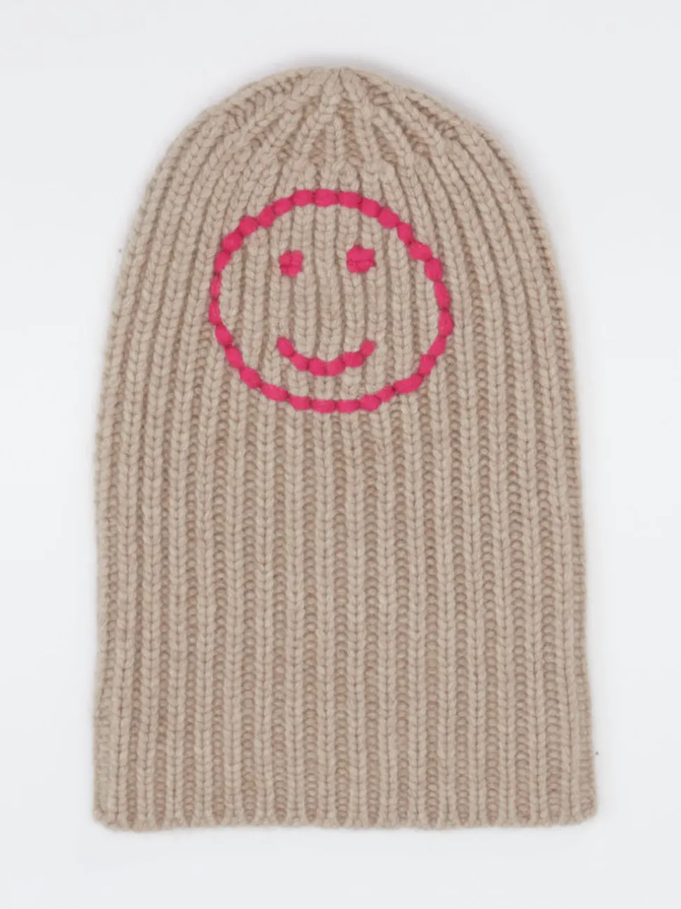 HURRAY – Strickmütze aus Kaschmir in Beigebraun