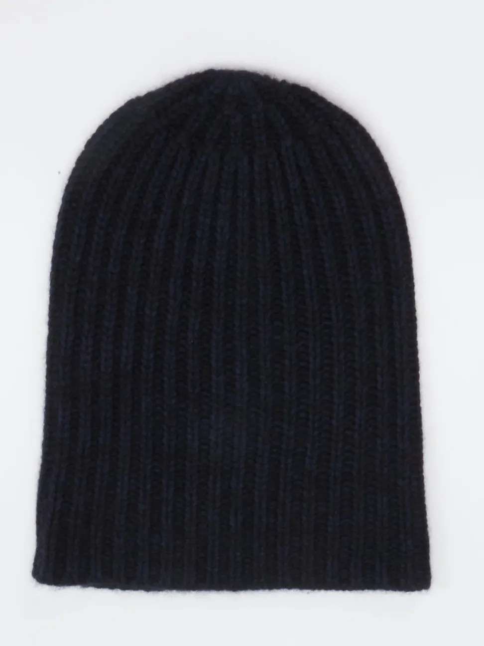 HURRAY – Strickmütze aus Kaschmir Dunkelblau