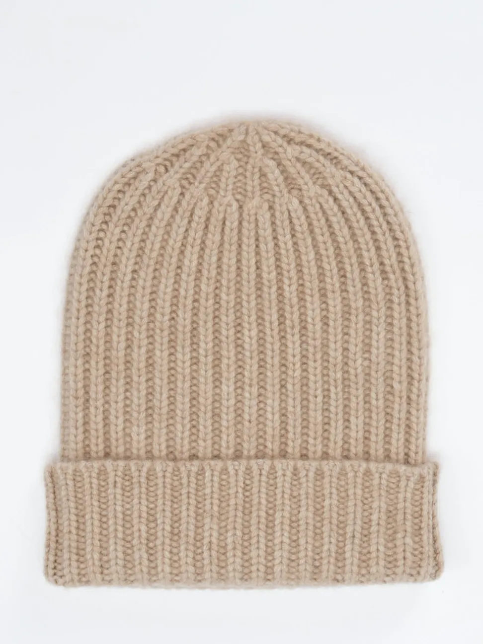 HURRAY – Strickmütze aus Kaschmir in Beige