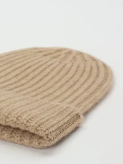HURRAY – Strickmütze aus Kaschmir in Beige