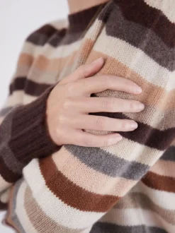 HURRAY – Strickpullover aus Wolle-Kaschmir-Mix Dunkelbraun