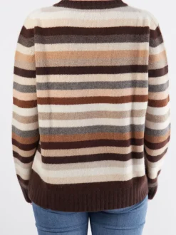 HURRAY – Strickpullover aus Wolle-Kaschmir-Mix Dunkelbraun
