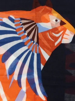 Inouitoosh – Halstuch aus Wolle mit Grafikprint