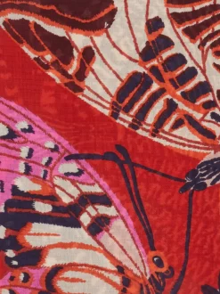 Inouitoosh – Halstuch aus Wolle mit Schmetterlingsmotiv