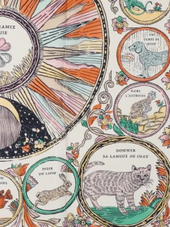 Inouitoosh – Halstuch aus Seide mit Illustrations-Print