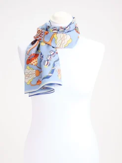 Inouitoosh – Halstuch aus Baumwolle-Seide mit Print