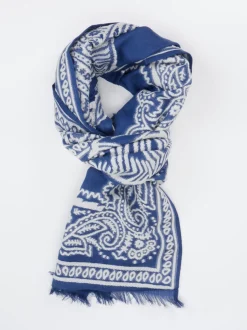 Inouitoosh – Schal aus Wollmischung in Blauweiß