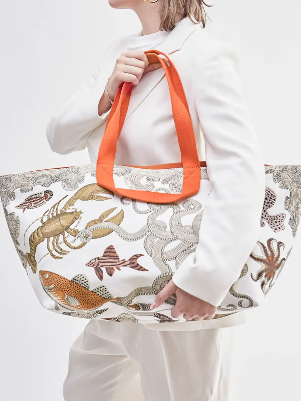 Inouitoosh – Shopper aus Baumwolle mit Meeresmotiv