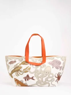Inouitoosh – Shopper aus Baumwolle mit Meeresmotiv