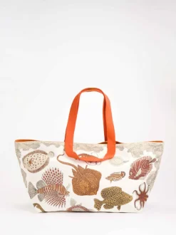 Inouitoosh – Shopper aus Baumwolle mit Meeresmotiv