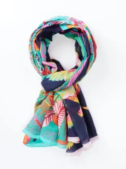 Inouitoosh – Sommerschal aus Baumwolle und Seide multicolor