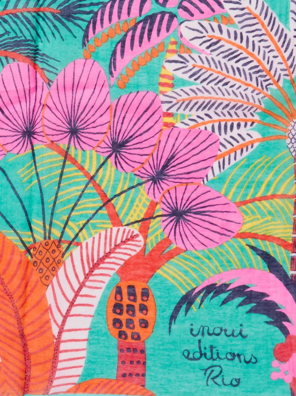 Inouitoosh – Sommerschal aus Baumwolle und Seide multicolor