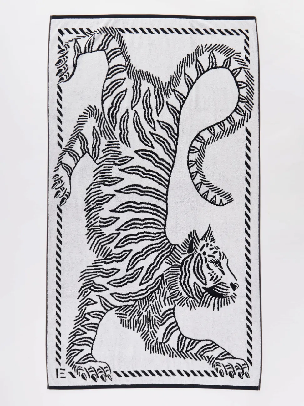 Inouitoosh – Strandtuch aus Baumwolle mit Tiger-Motiv