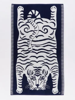 Inouitoosh – Strandtuch aus Baumwolle mit Tiger-Motiv