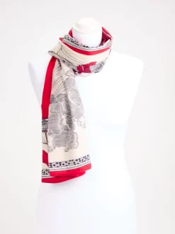 Inouitoosh – Tuch aus Baumwolle und Seide Beige