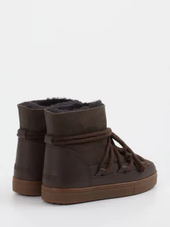 Inuikii – Stiefeletten aus Veloursleder Dunkelbraun
