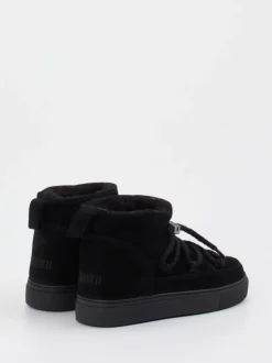 Inuikii – Stiefeletten aus Veloursleder Schwarz