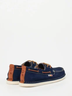 Joe – Bootsschuh aus Nubukleder in Blau