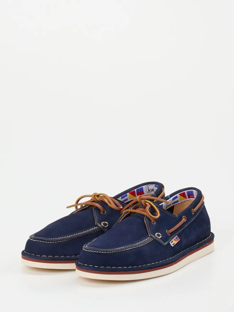Joe – Bootsschuh aus Nubukleder in Marineblau