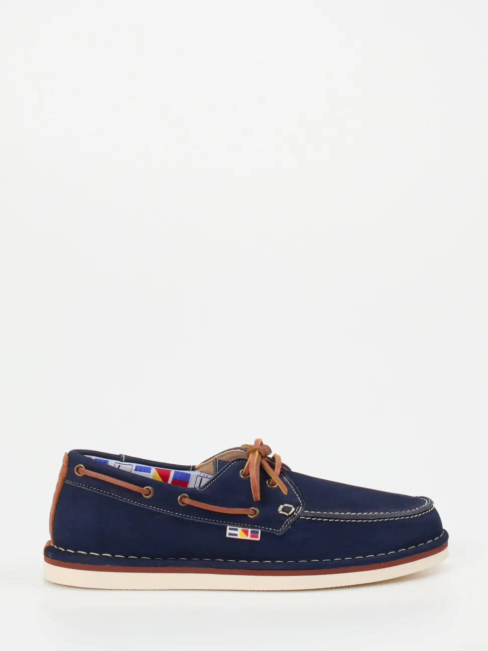 Joe – Bootsschuh aus Nubukleder in Marineblau