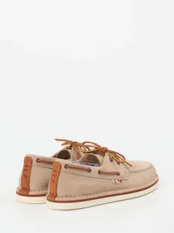 Joe – Bootsschuh aus Nubukleder in Beige