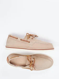 Joe – Bootsschuh aus Nubukleder in Beige