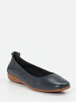 Josef Seibel – Ballerinas aus Kalbleder Dunkelblau