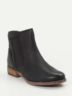 Josef Seibel – Chelsea Boots aus Ziegenleder Schwarz