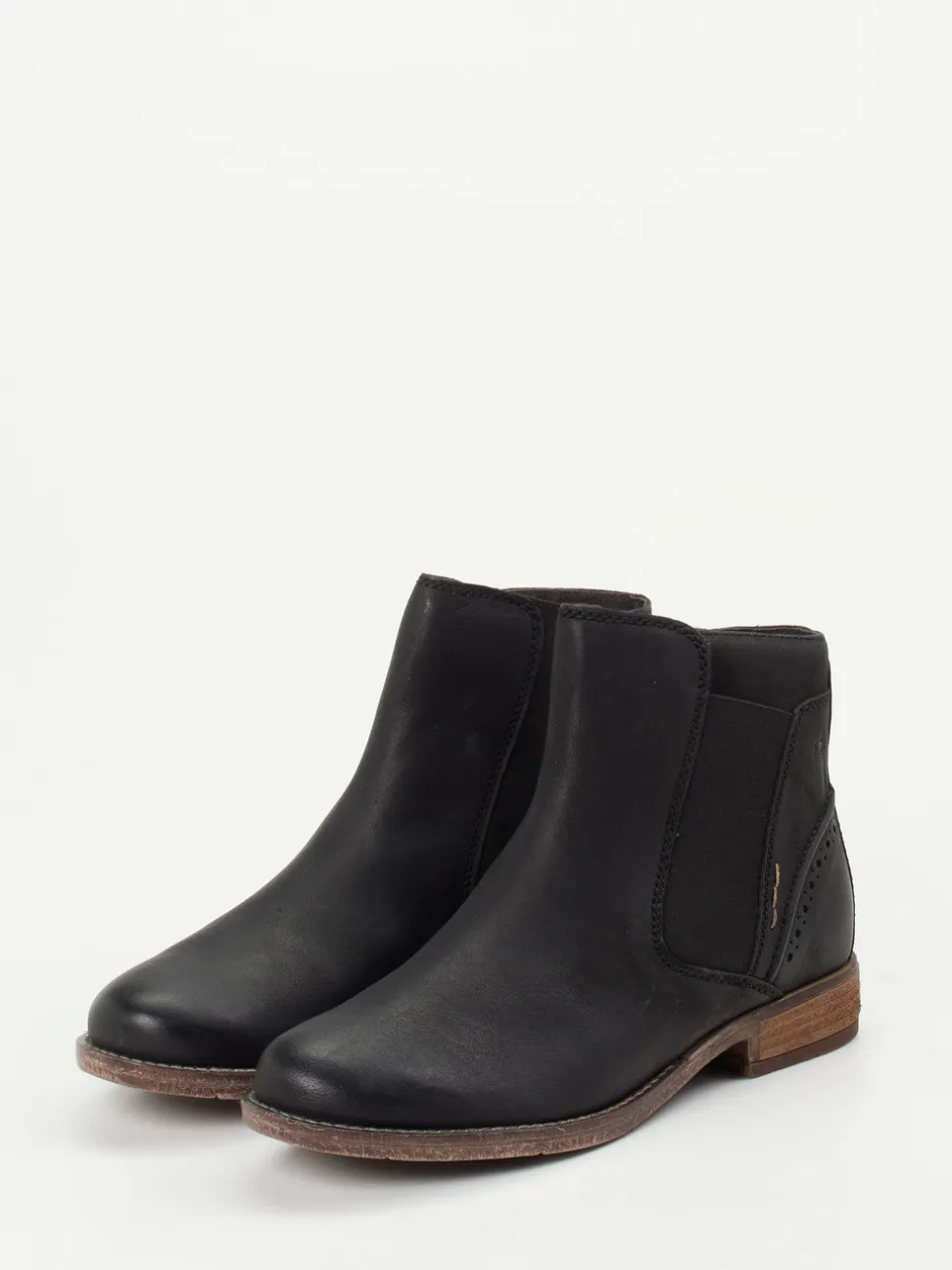 Josef Seibel – Chelsea Boots aus Ziegenleder Schwarz