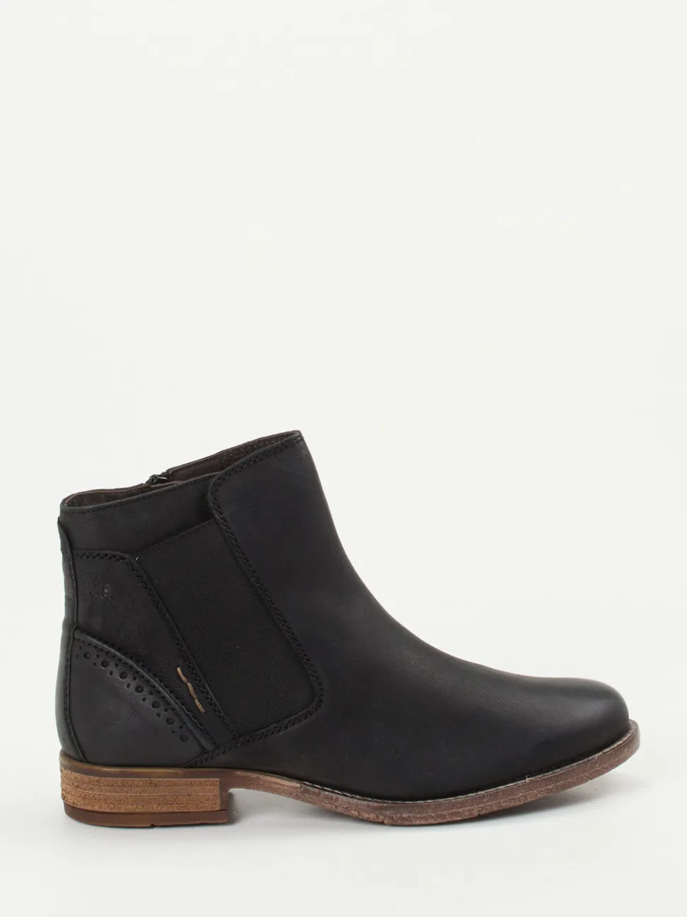Josef Seibel – Chelsea Boots aus Ziegenleder Schwarz