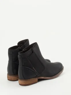 Josef Seibel – Chelsea Boots aus Ziegenleder Schwarz