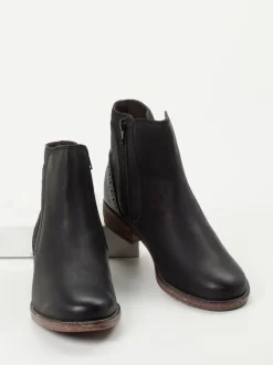 Josef Seibel – Chelsea Boots aus Ziegenleder Schwarz