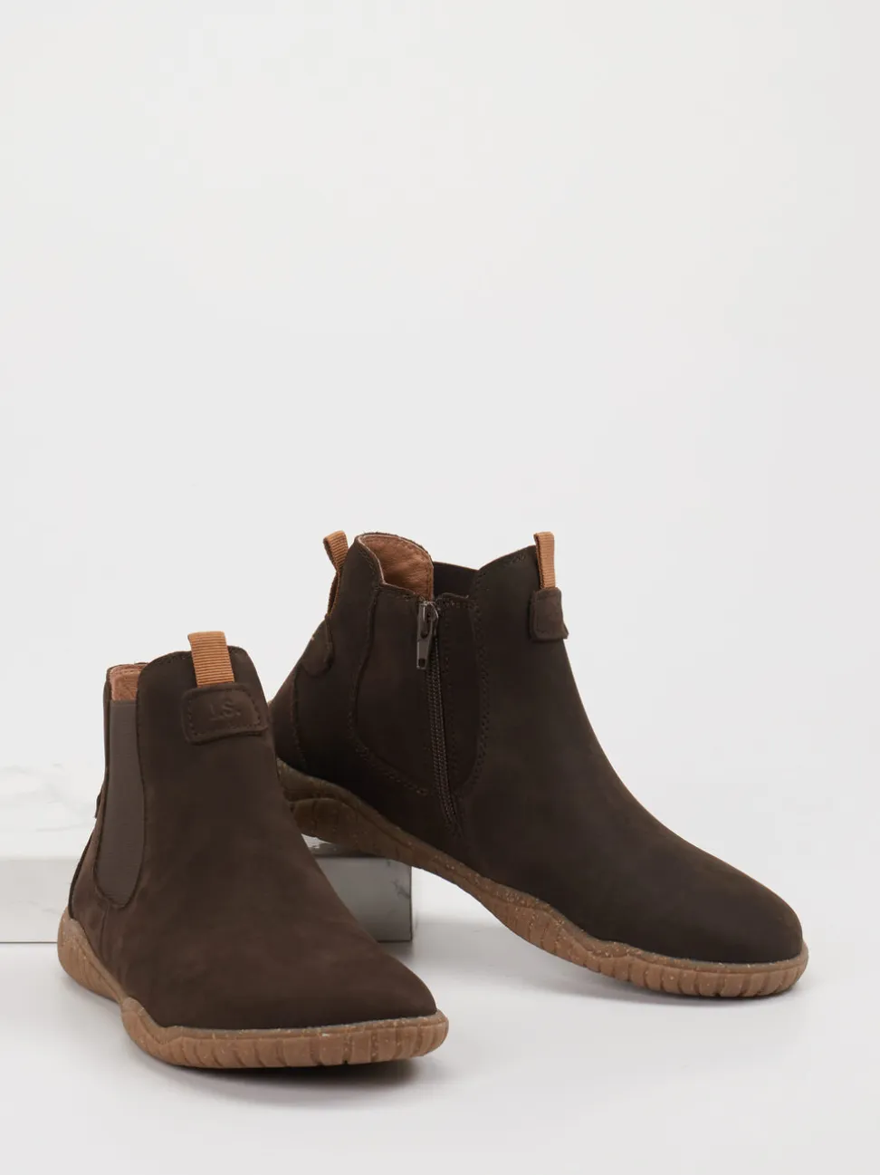 Josef Seibel – Chelsea Boots aus Leder in Braun
