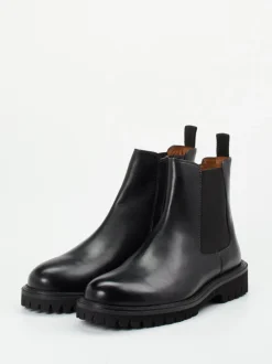 Josef Seibel – Chelsea Boots aus Kalbleder schwarz