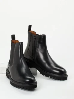 Josef Seibel – Chelsea Boots aus Kalbleder schwarz