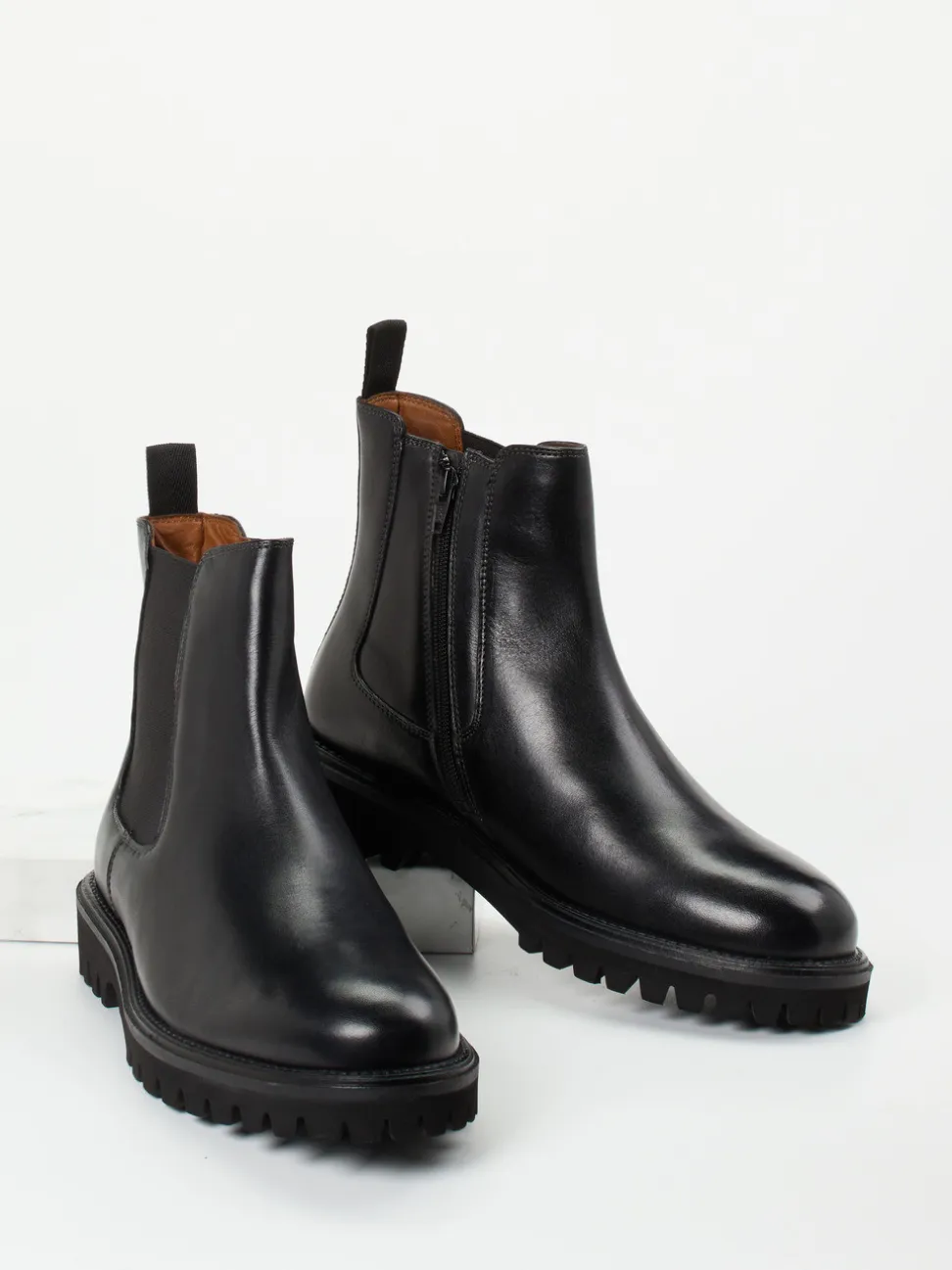 Josef Seibel – Chelsea Boots aus Kalbleder schwarz