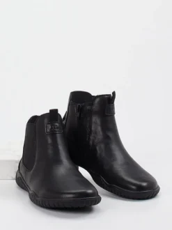 Josef Seibel – Chelsea Boots aus Kalbleder in Schwarz