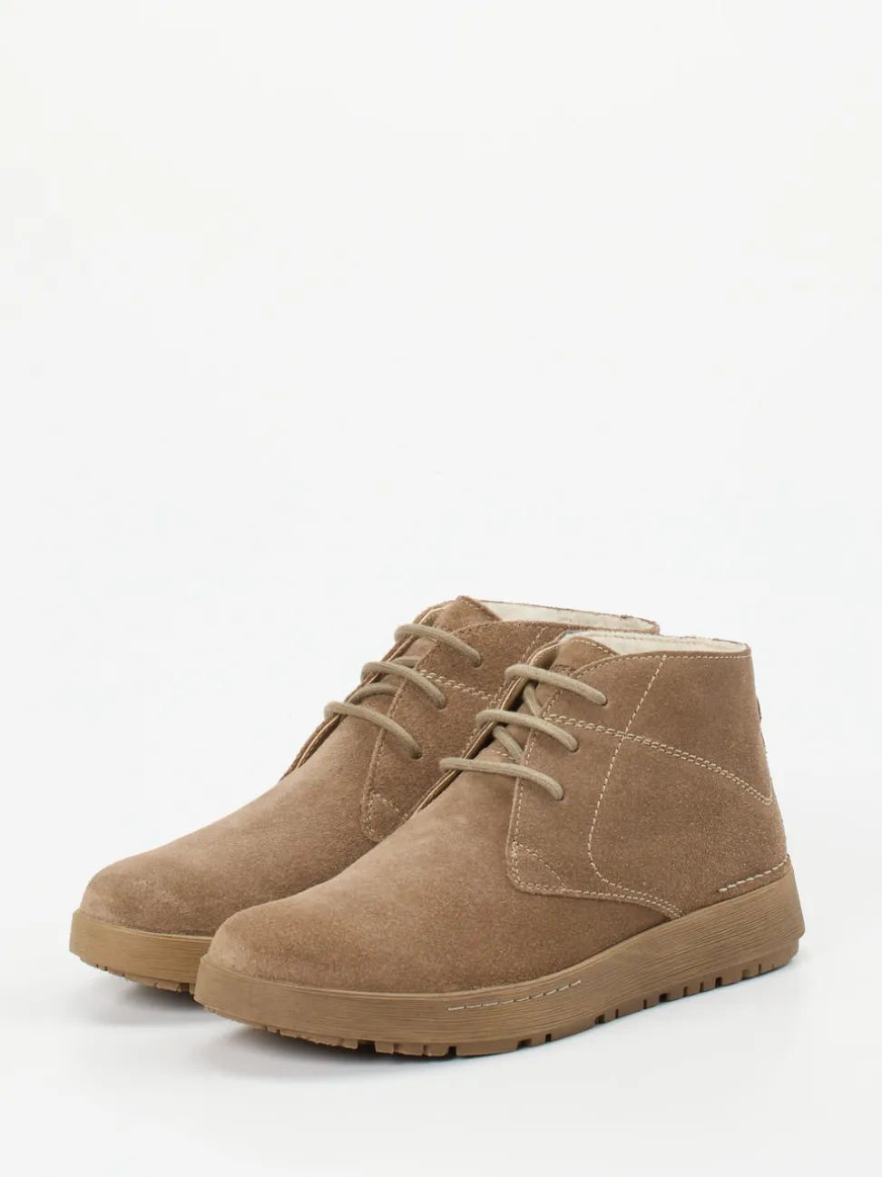 Josef Seibel – Chukka Boots aus Veloursleder braun
