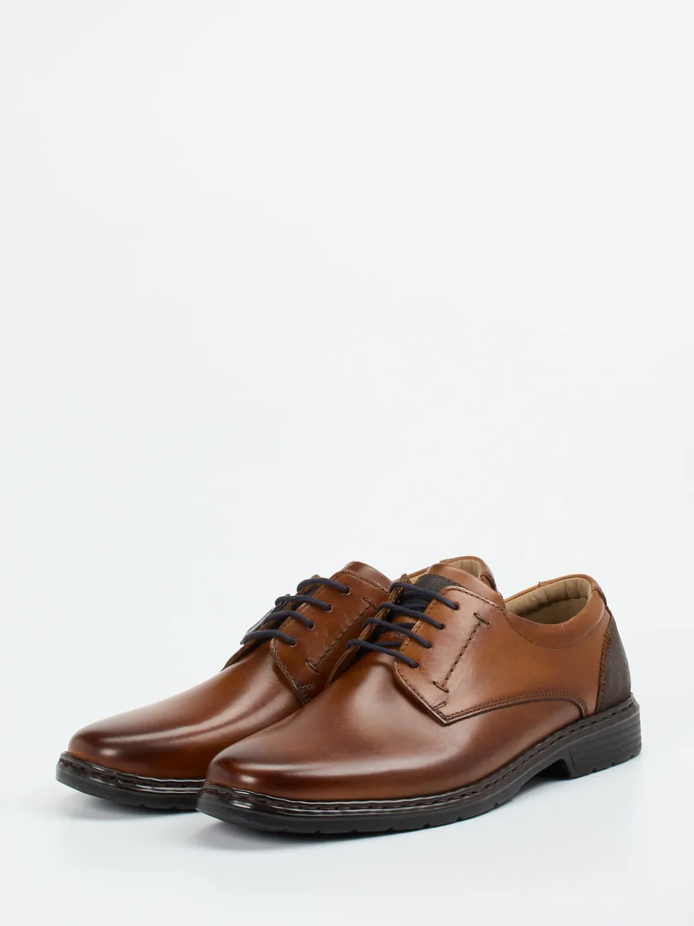 Josef Seibel – Derby-Schnürschuh aus Kalbleder braun