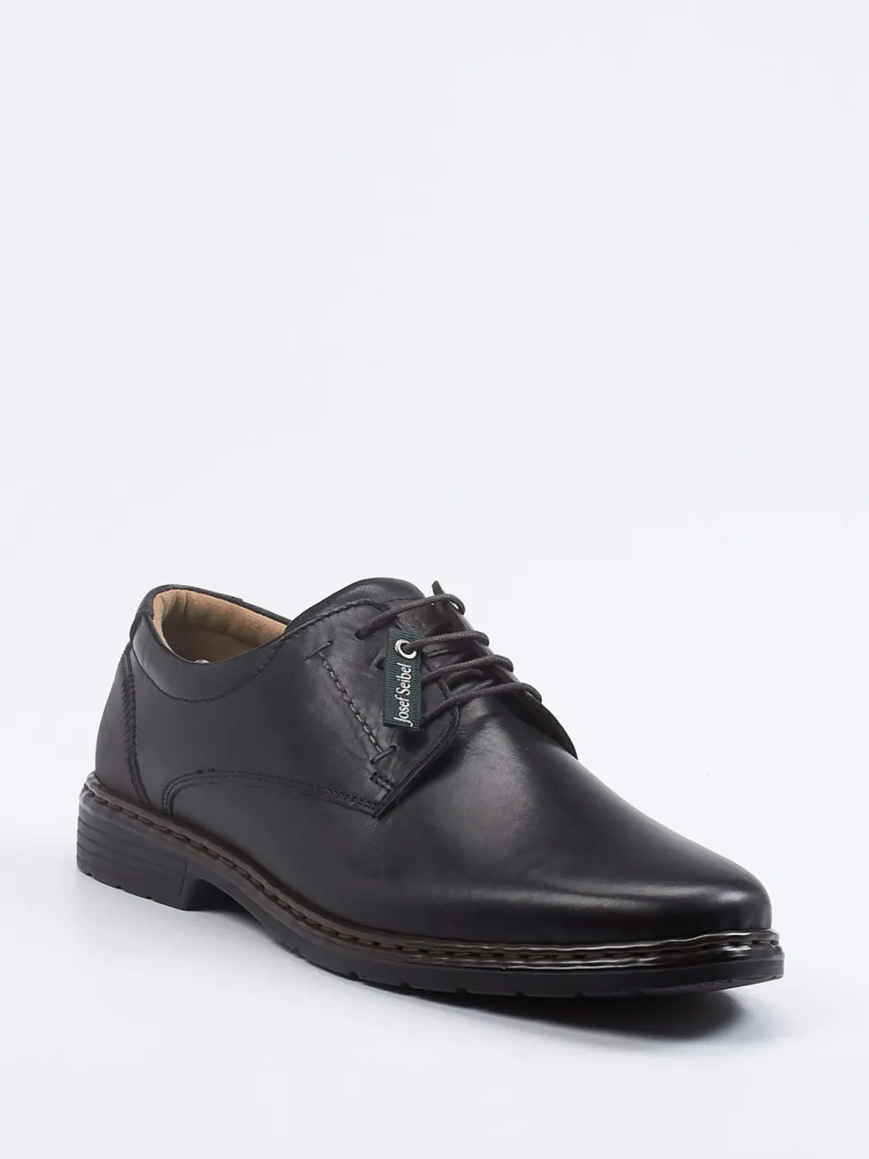 Josef Seibel – Derby-Schnürschuh aus Kalbleder Schwarz