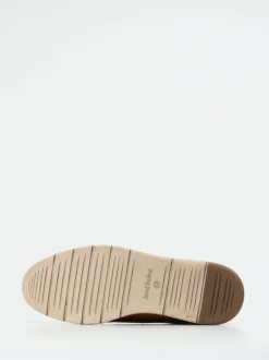 Josef Seibel – Derby-Schuhe aus geprägtem Leder cognac