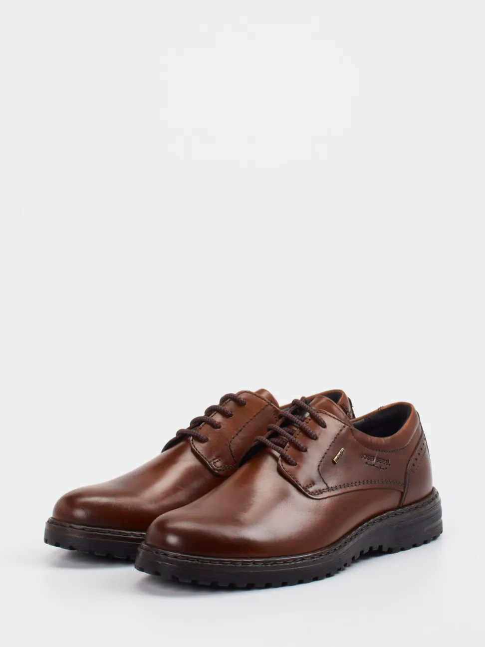 Josef Seibel – Derby-Schuhe aus Kalbleder braun